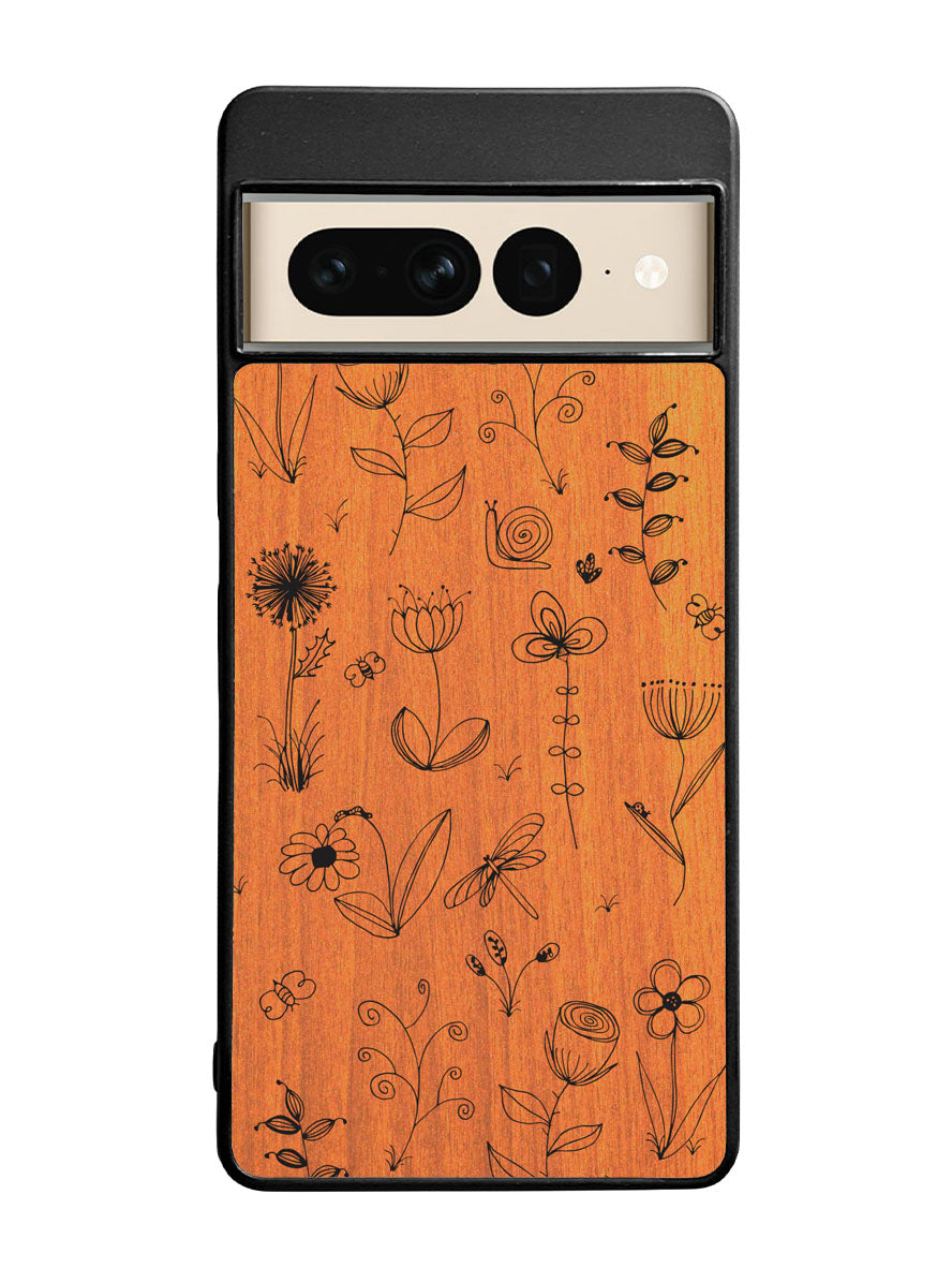 Botanical Plants Wood Google Pixel 7 Pro Case