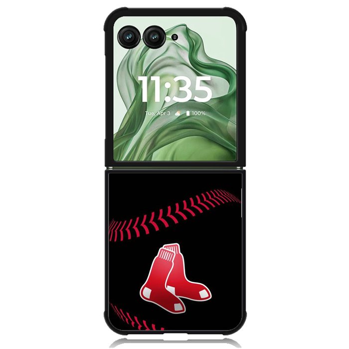 boston red sox X00219 Motorola Moto Razr+ Plus 2024/2025 Case, Motorola Razr 50 Ultra/50s Ultra Case