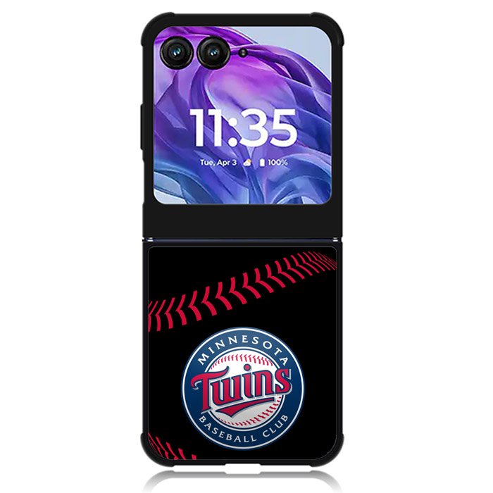 Minnesota Twins MLB Motorola Moto Razr 2024 , Moto Razr 50 Case