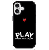 comme des garcons play X00229 iPhone 16 Plus Case