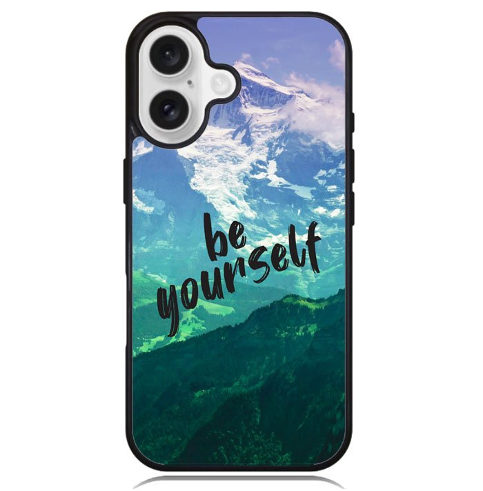 Nature Snowy Mist Mountains X00282 iPhone 16 Plus Case