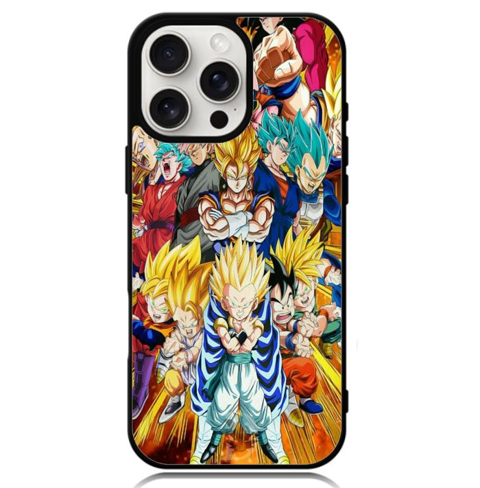 Dragon Ball Collage X00301 iPhone 16 Pro Max Case