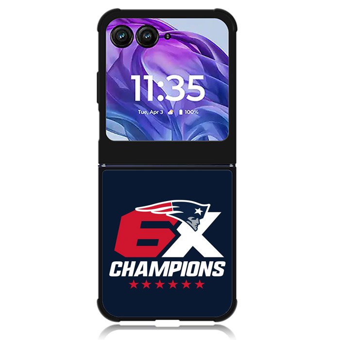 New England Patriots 3rd Motorola Moto Razr 2024 , Moto Razr 50 Case