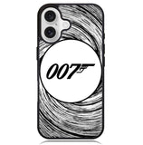 James Bond Circle X00292 iPhone 16 Plus Case