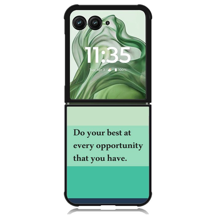 Mint Stripes X00341 Motorola Moto Razr+ Plus 2024/2025 Case, Motorola Razr 50 Ultra/50s Ultra Case