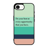 Mint Stripes X00341 iPhone 17e Case