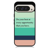 Mint Stripes X00341 Google Pixel 9 | Google Pixel 9 Pro Case