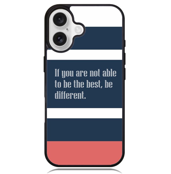 Navy Blue Stripes X00342 iPhone 16 Plus Case