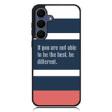 Navy Blue Stripes X00342 Samsung Galaxy S25 FE Case