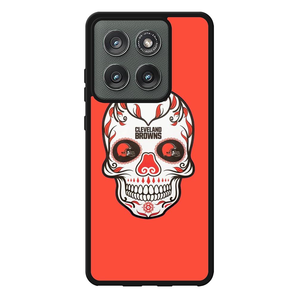 Cleveland Browns Skull X00389 Motorola Moto Edge 2025 Case