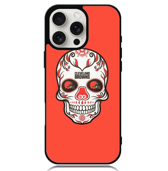 Cleveland Browns Skull X00389 iPhone 16 Pro Max Case