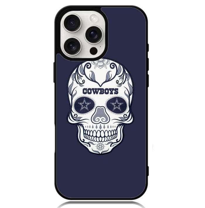 Dallas Cowboys Skull X00388 iPhone 16 Pro Case
