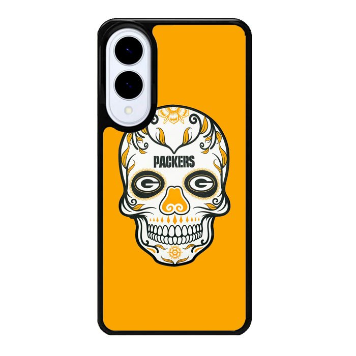 Green Bay Packers Skull X00391 Samsung Galaxy S25 Edge Case