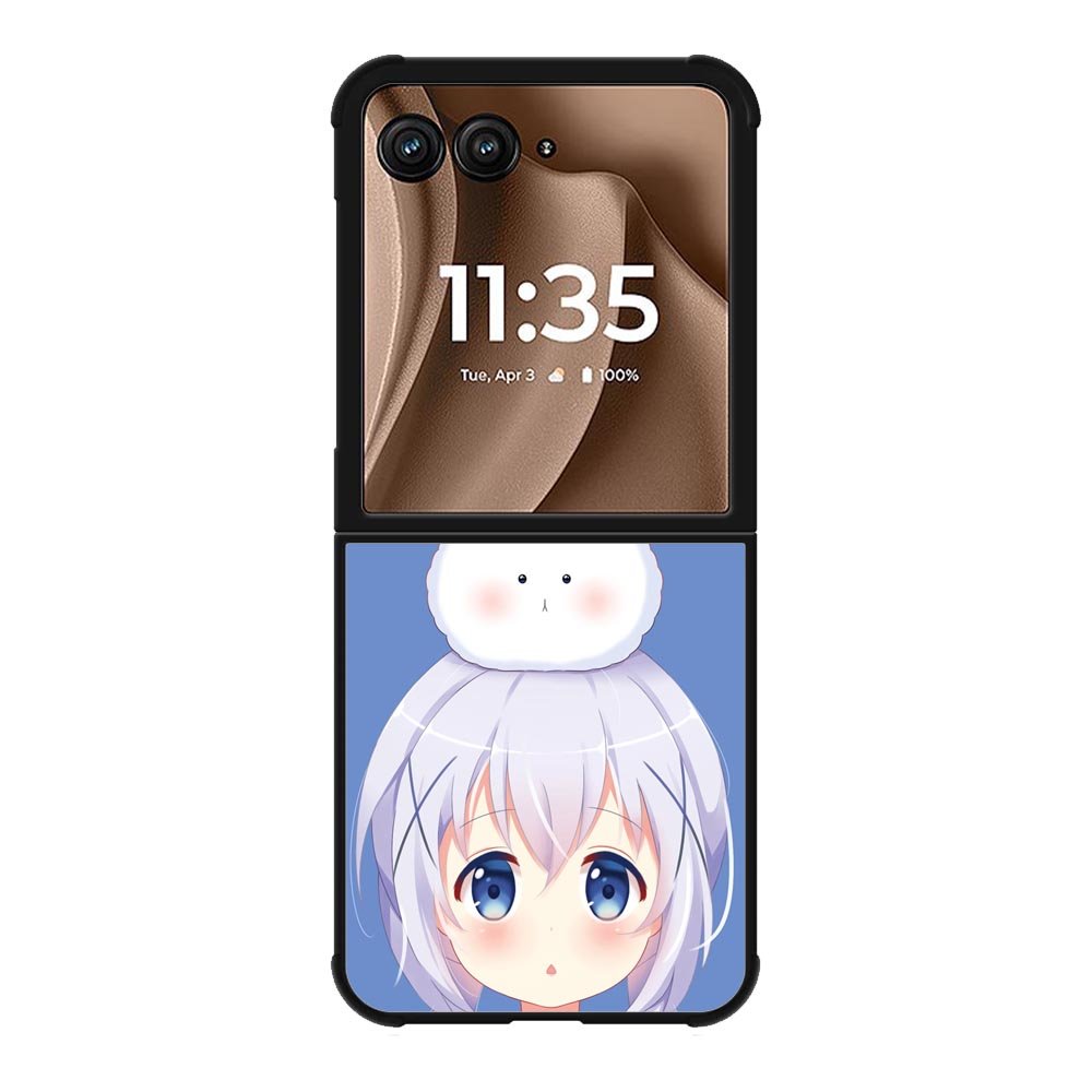 Kafuu Chino Anime Girl X00383 Motorola Moto RAZR Plus 2025 Case