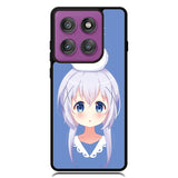 Kafuu Chino Anime Girl X00383 Motorola Moto Edge 2025 | Moto Edge 60 Fusion | Moto Edge 60 Pro Case