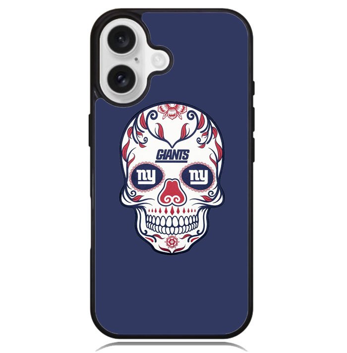 New York Giants Skull X00387 iPhone 16 Plus Case