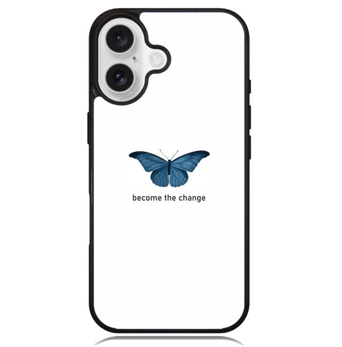 Blue Butterfly X00398 iPhone 16 Plus Case