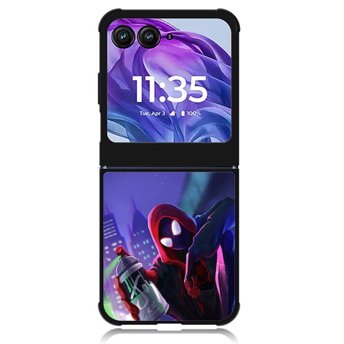 Spiderman Miles Morales Motorola Moto Razr 2024 , Moto Razr 50 Case