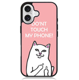 Don't touch My Phone X00456 iPhone 16 Plus Case