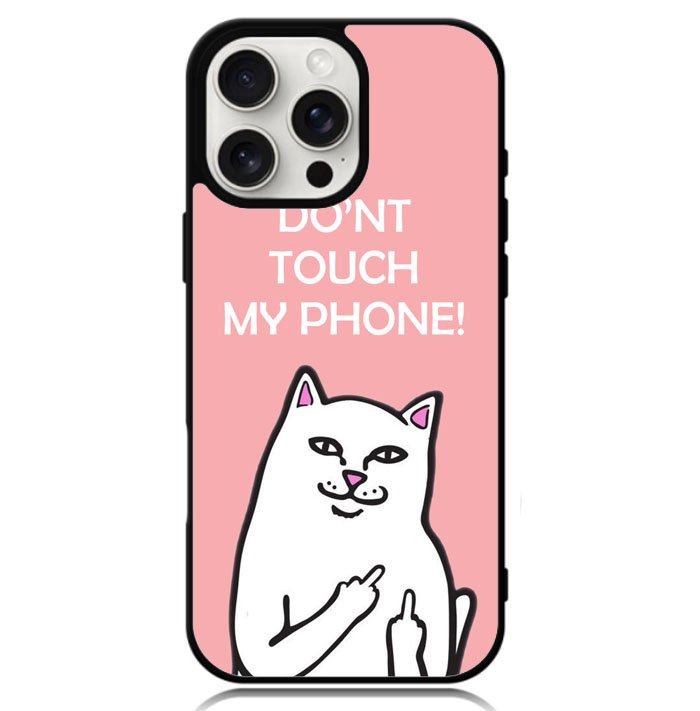 Don't touch My Phone X00456 iPhone 16 Pro Max Case