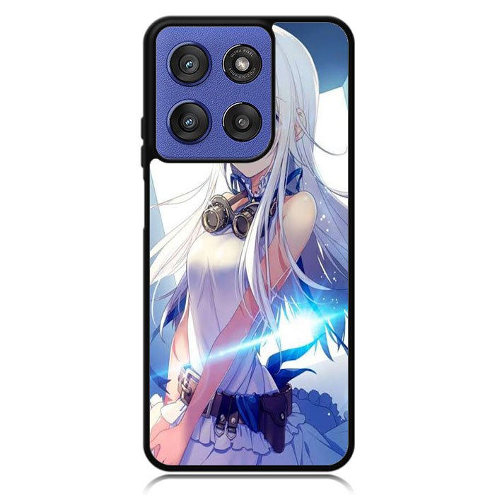 Blue Eyes Anime Girl X00473 Motorola Moto G Stylus 5G 2025 Case