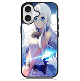 Blue Eyes Anime Girl X00473 iPhone 16 Plus Case