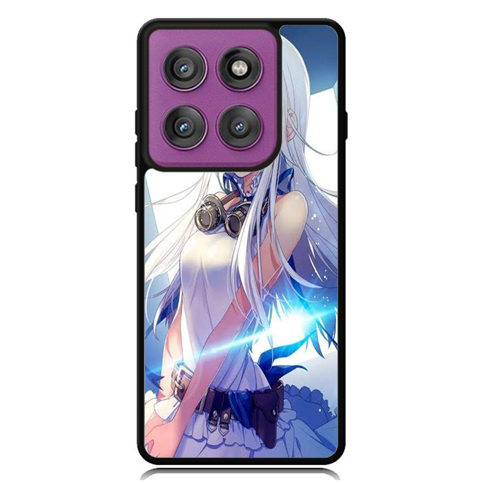 Blue Eyes Anime Girl X00473 Motorola Moto Edge 2025 | Moto Edge 60 Fusion | Moto Edge 60 Pro Case