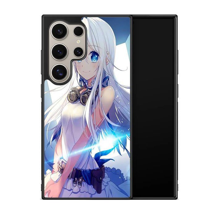 Blue Eyes Anime Girl X00473 Samsung Galaxy S24 Ultra 5G Case