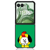 BT21 Hair styles X00472 Motorola Moto Razr+ Plus 2024/2025 Case, Motorola Razr 50 Ultra/50s Ultra Case