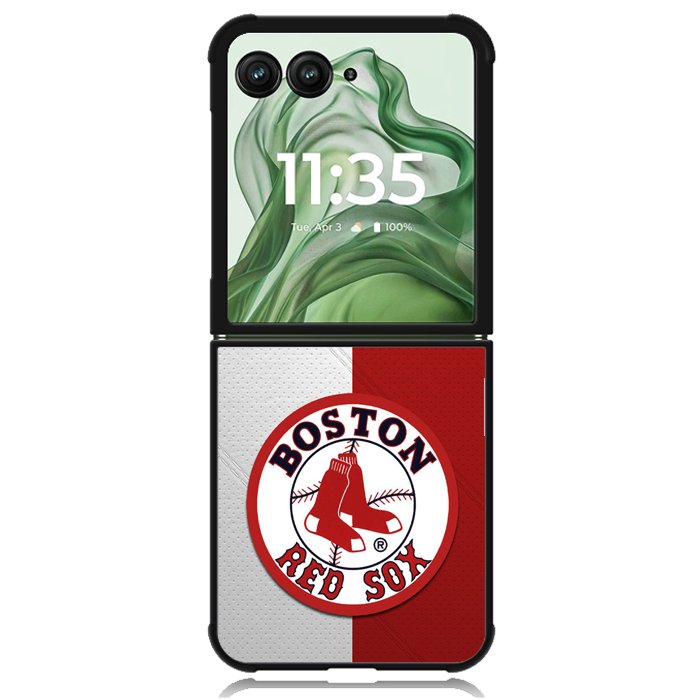 boston red sox X00560 Motorola Moto Razr+ Plus 2024/2025 Case, Motorola Razr 50 Ultra/50s Ultra Case