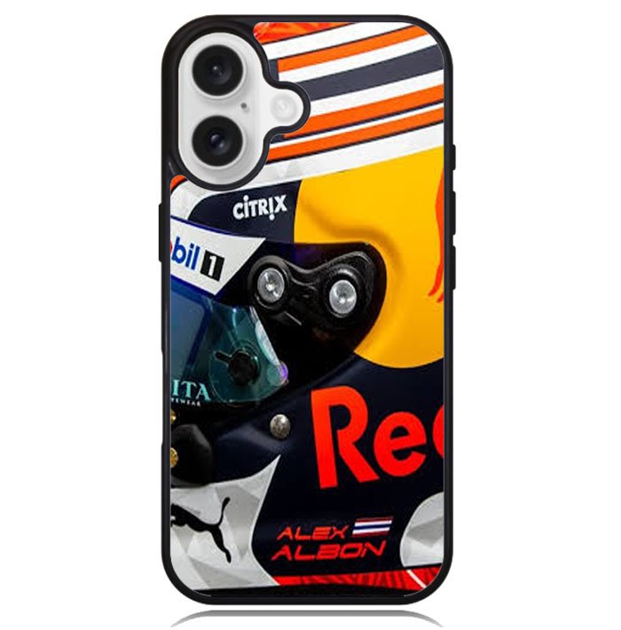 Alex Albon Arai Helmet X00554 iPhone 16 Plus Case