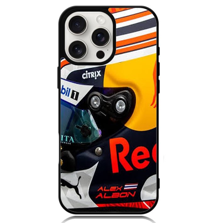 Alex Albon Arai Helmet X00554 iPhone 16 Pro Max Case