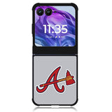 Atlanta Braves Logo 2nd Motorola Moto Razr 2024 , Moto Razr 50 Case
