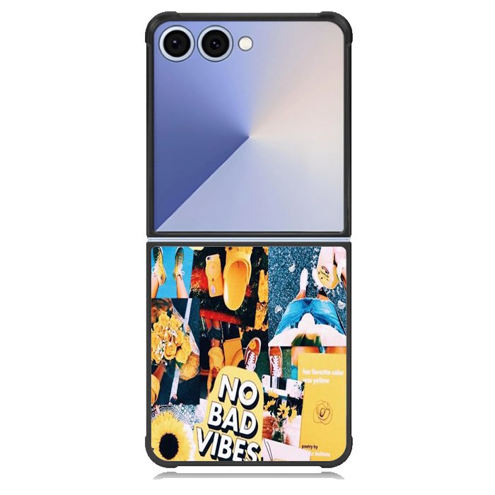 No Bad Vibes Collage X00613 Samsung Galaxy Z Flip 7 Case