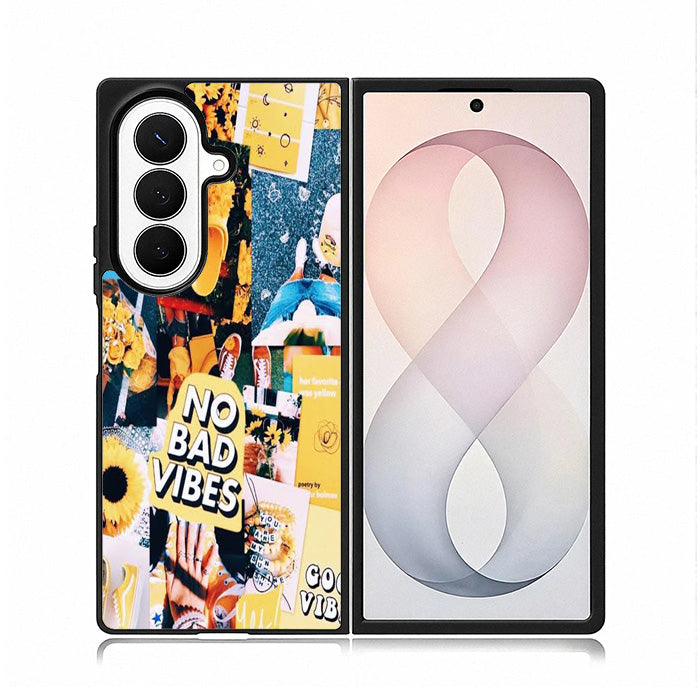 No Bad Vibes Collage X00613 Samsung Galaxy Z Fold 8 Ultra Case