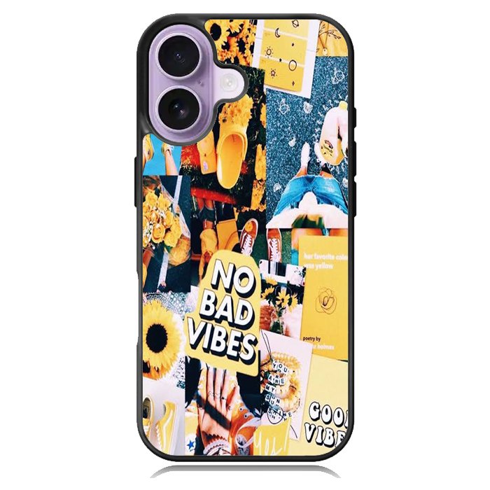 No Bad Vibes Collage X00613 iPhone 17 Case