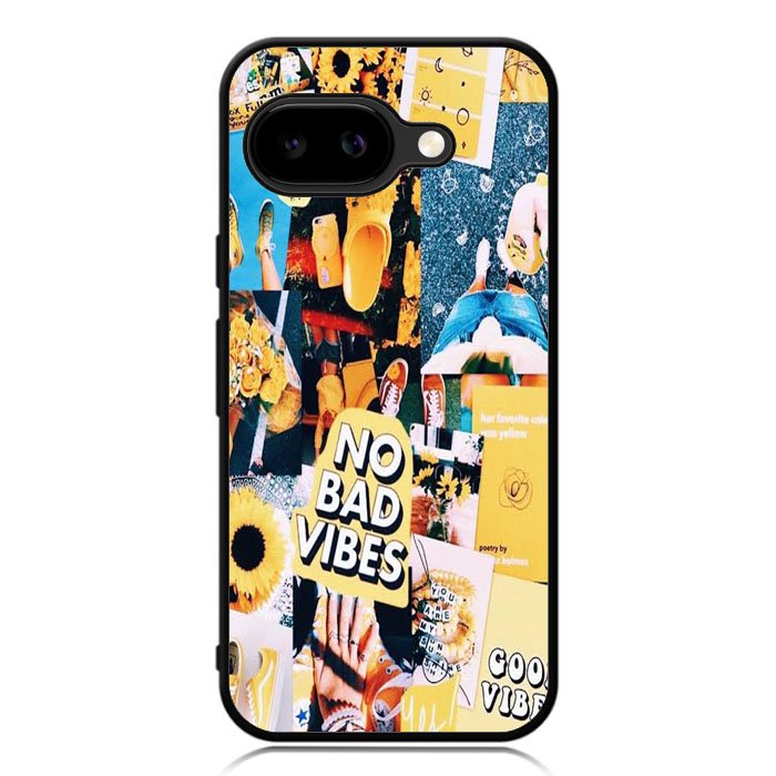 No Bad Vibes Collage X00613 Google Pixel 9A Case