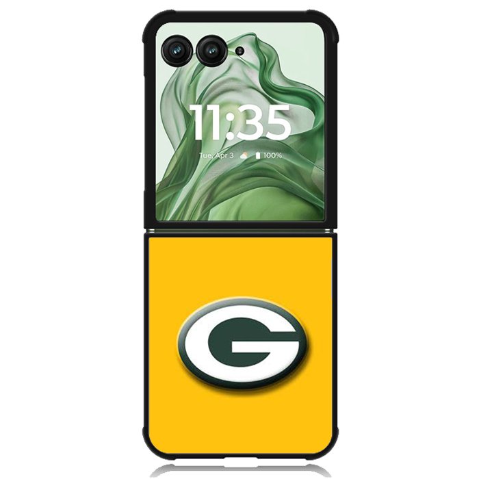 Green Bay Packers X00607 Motorola Moto Razr+ Plus 2024/2025 Case, Motorola Razr 50 Ultra/50s Ultra Case