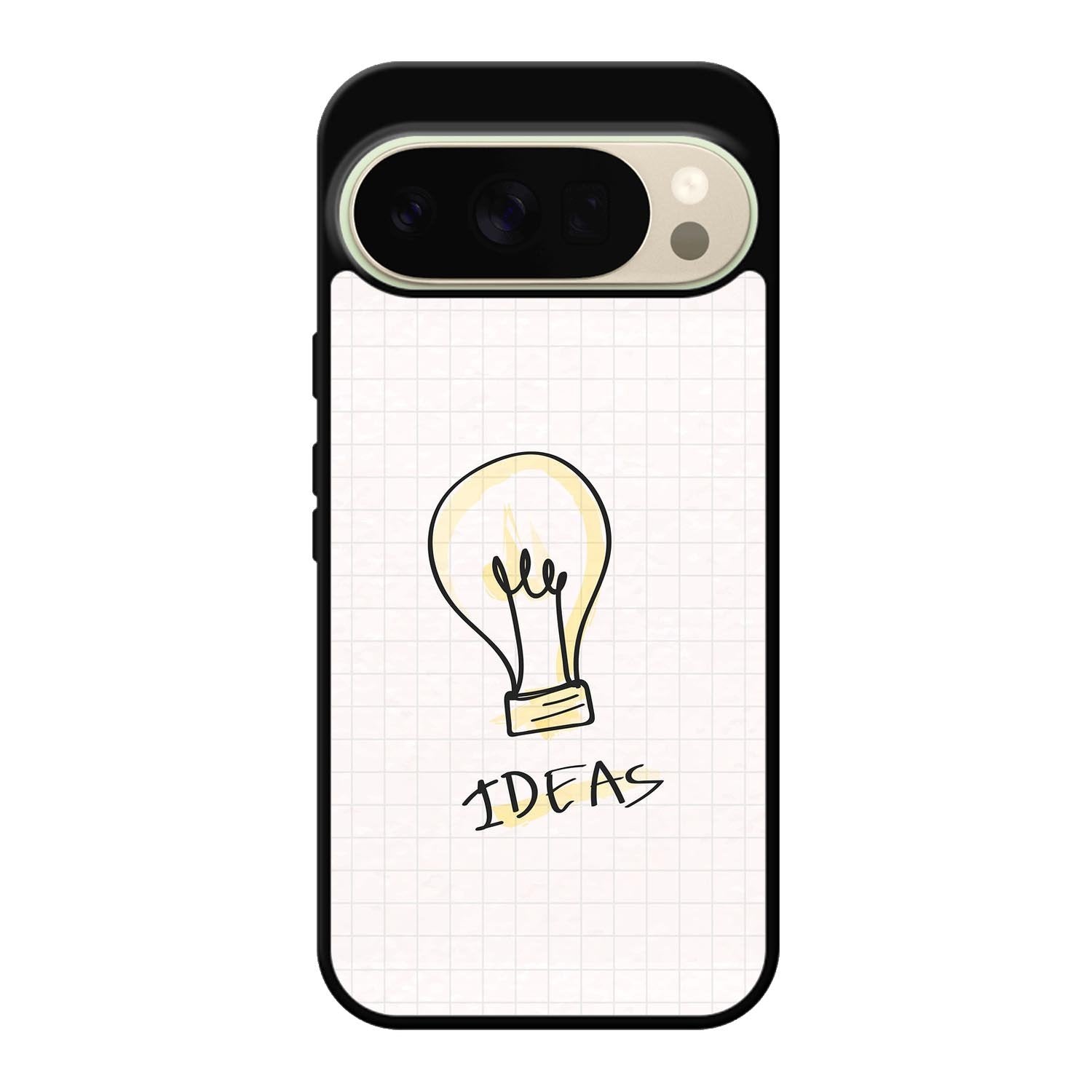 light bulb doodle X00625 Google Pixel 10 Pro Case