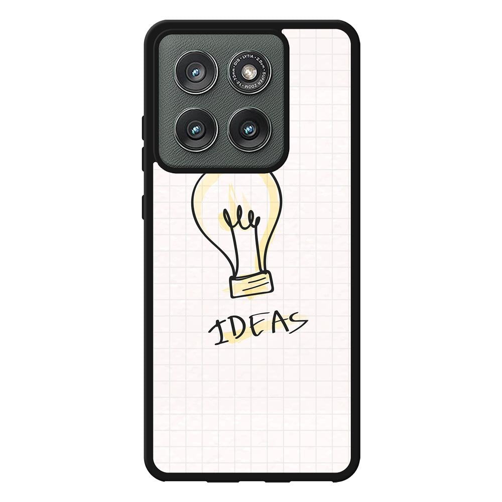 light bulb doodle X00625 Motorola Moto Edge 2025 Case