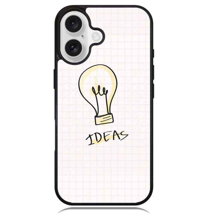 light bulb doodle X00625 iPhone 16 Plus Case