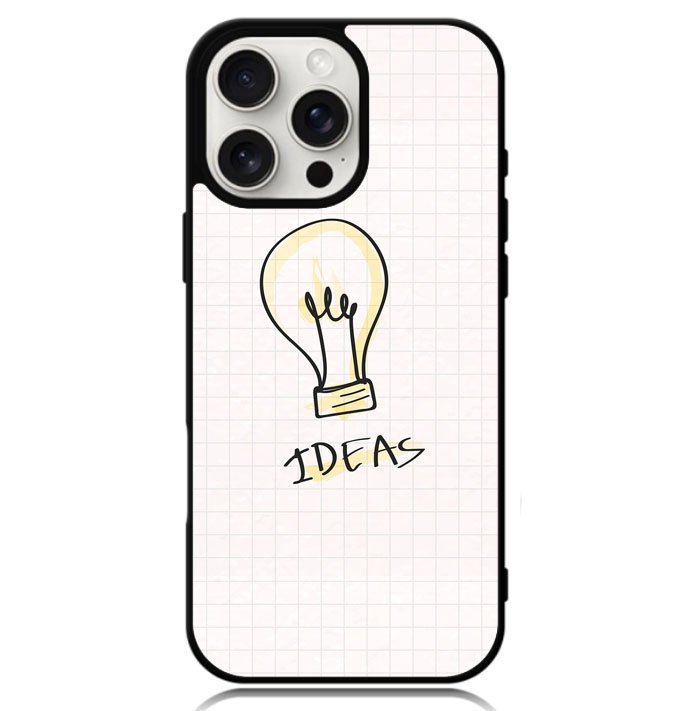 light bulb doodle X00625 iPhone 16 Pro Max Case