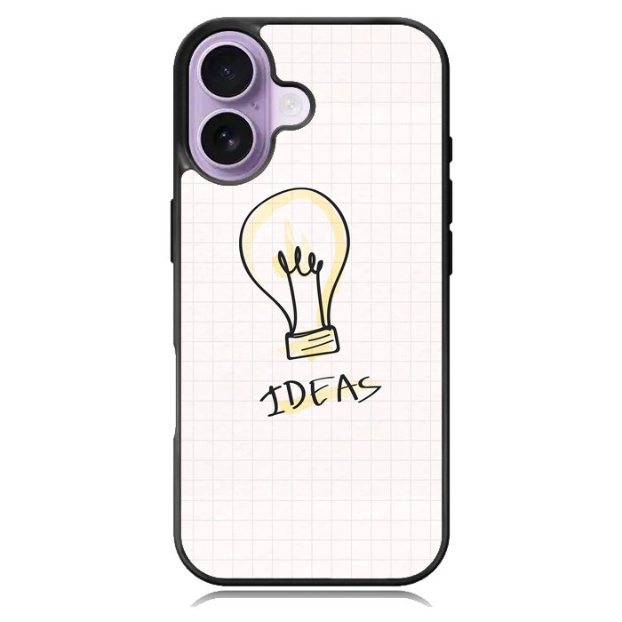light bulb doodle X00625 iPhone 17 Case