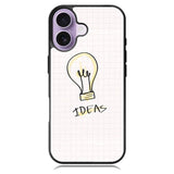 light bulb doodle X00625 iPhone 17 Case