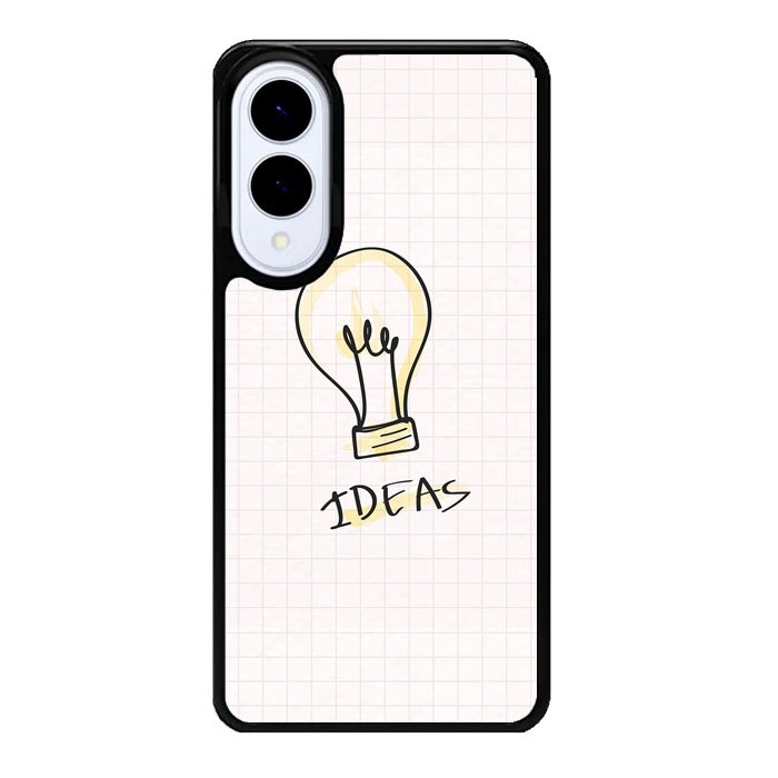 light bulb doodle X00625 Samsung Galaxy S25 Edge Case