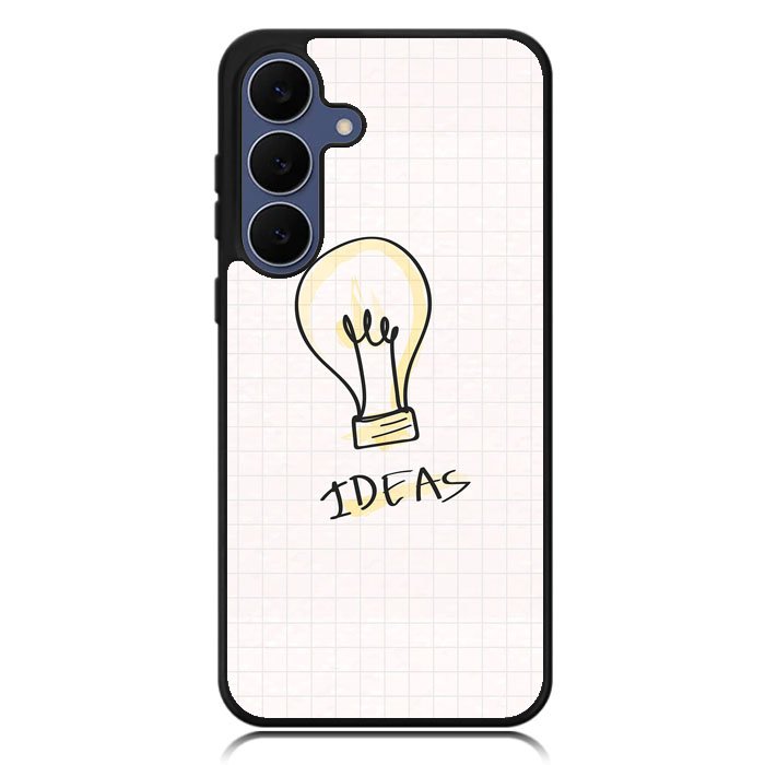 light bulb doodle X00625 Samsung Galaxy S25 FE Case