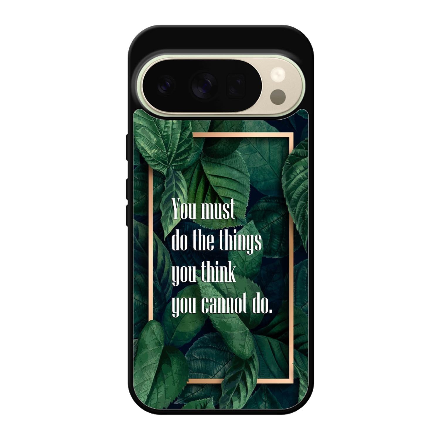 Gold rectangle frame X00628 Google Pixel 10 Pro Case