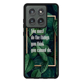 Gold rectangle frame X00628 Motorola Moto Edge 2025 Case