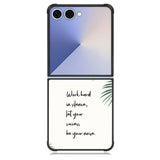 Frame with palm X00629 Samsung Galaxy Z Flip 7 Case