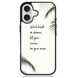 Frame with palm X00629 iPhone 16 Case
